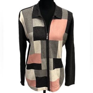 Liz Claiborne color block  sweater